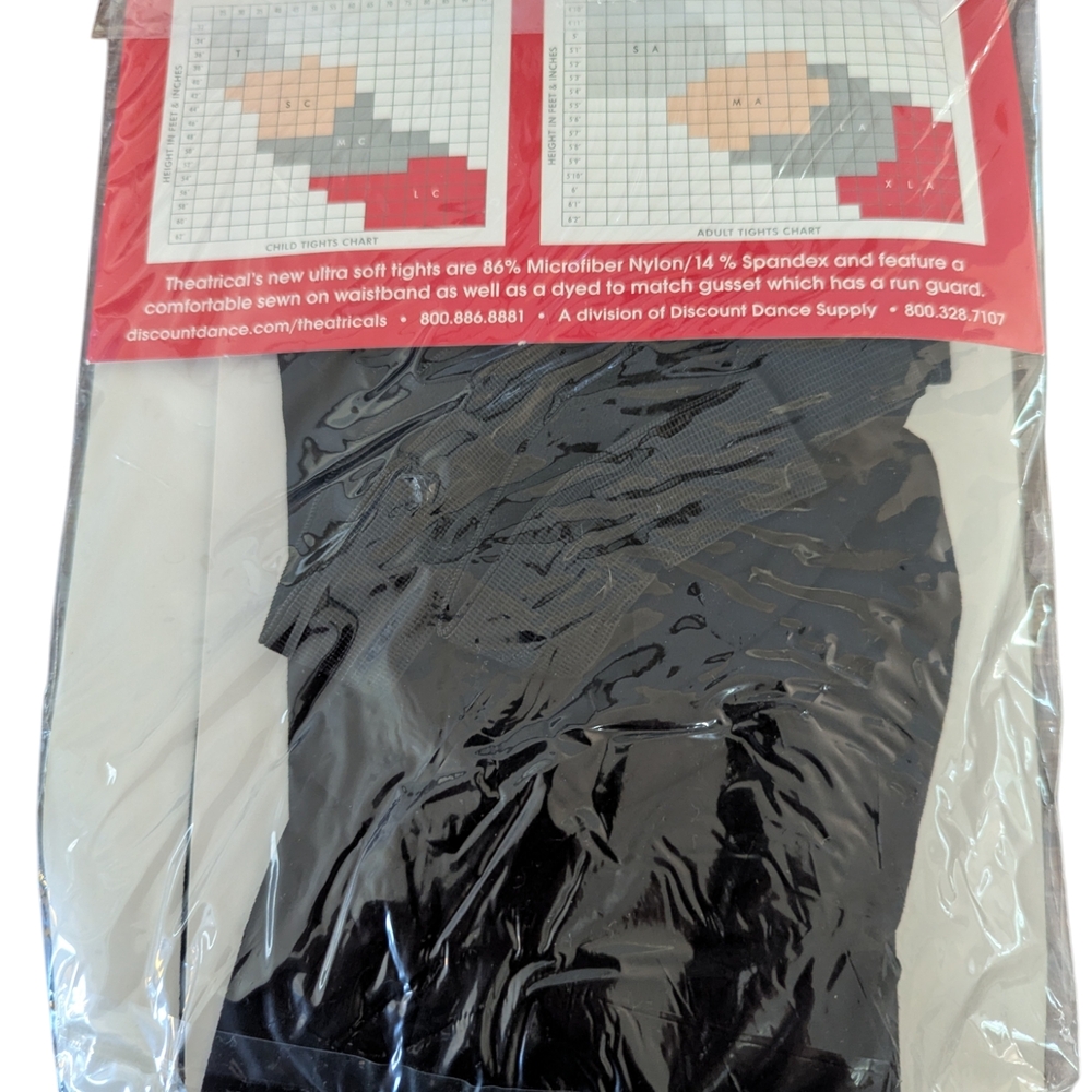 Black Tights Stirrup for Dance - Picture 2 of 4